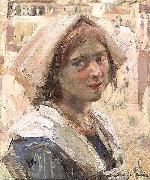 Alexander Ignatius Roche Italian Peasant Girl France oil painting artist
